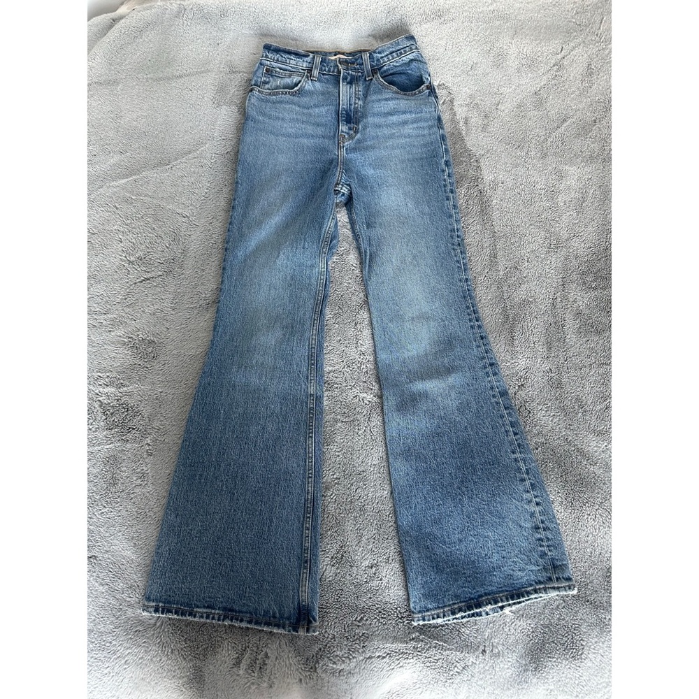 Levi's Blue Flare & Wide Leg Jeans
